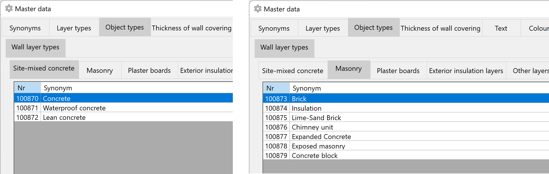 wall-layer-types