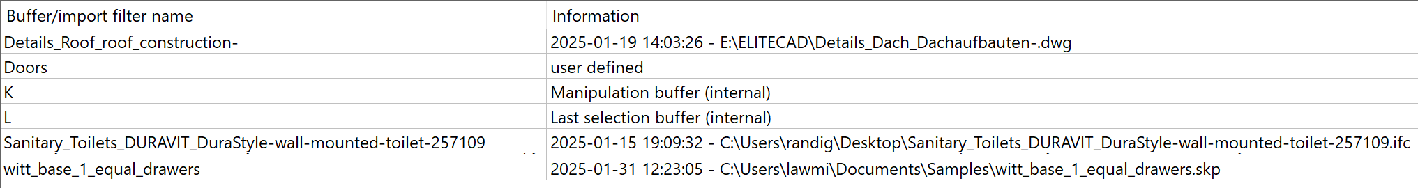 import-filter