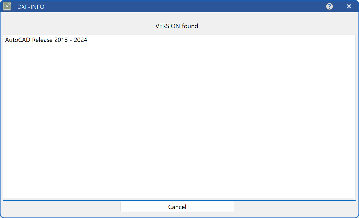 dxf-version-info