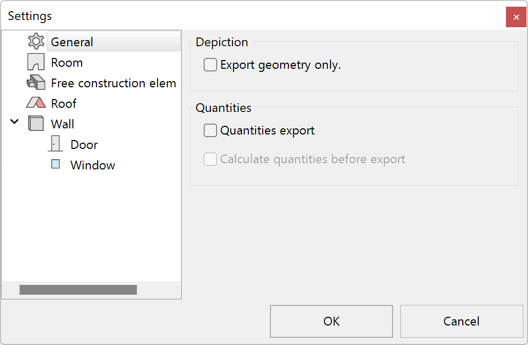 ifc-export-general-menu