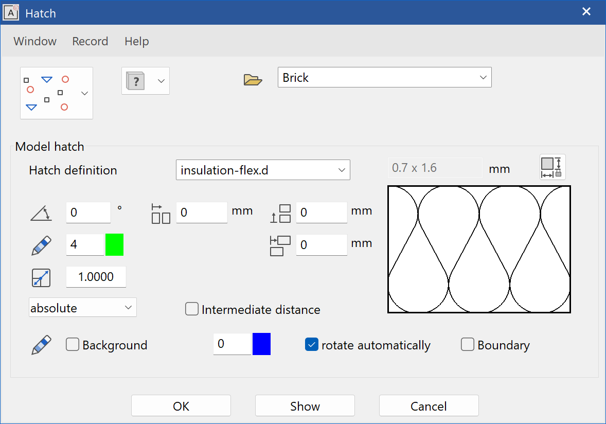 model-hatch-parameters