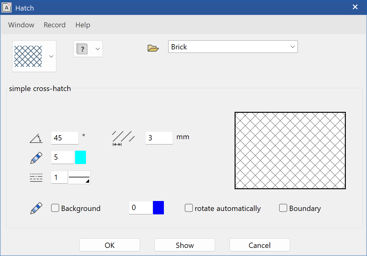 simple-cross-hatch-parameters