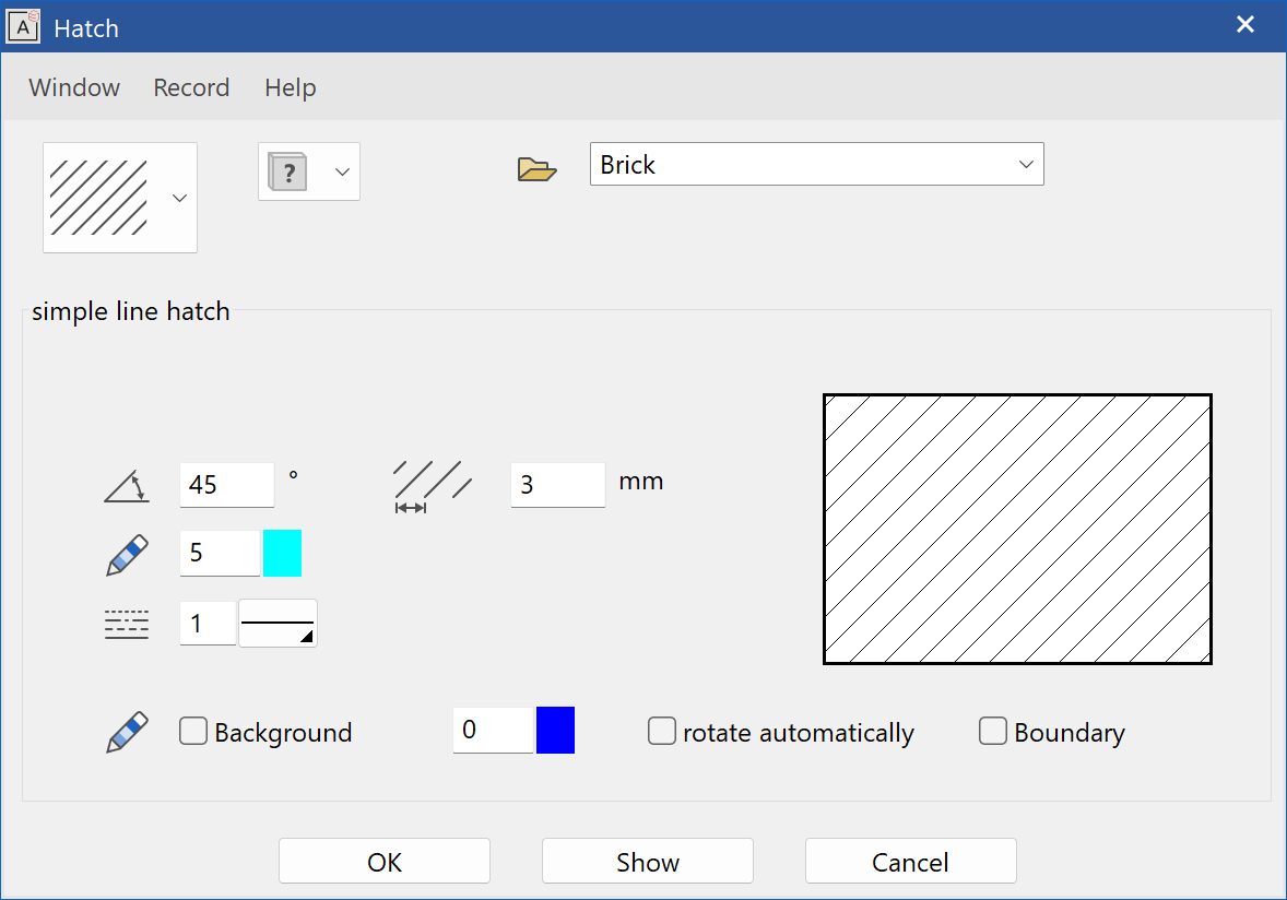 simple-line-hatch-parameters