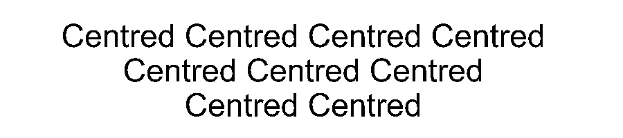 text-alignment-centre