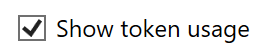 show-token-usage-checkmark