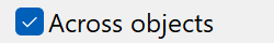 across-objects-checkmark