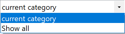 command-catagory-selector