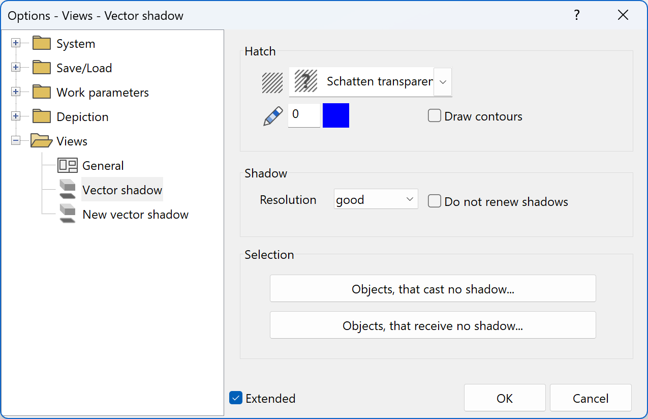 views-vector-shadow-menu