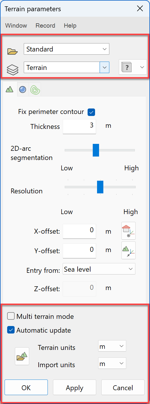 terrain-general-parameters