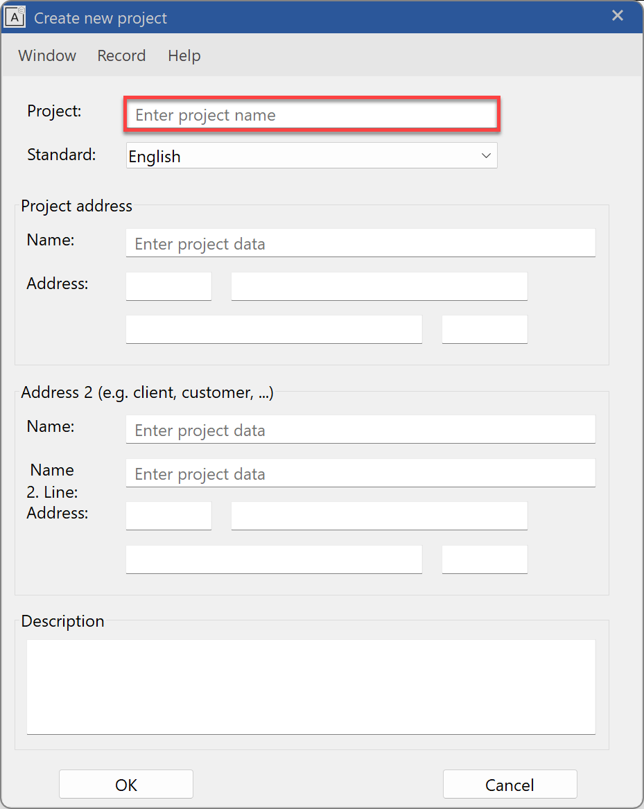 Project set-up - ELITECAD Architecture 17 Help Center