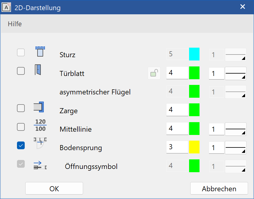 slab-elevation-parameter-menu