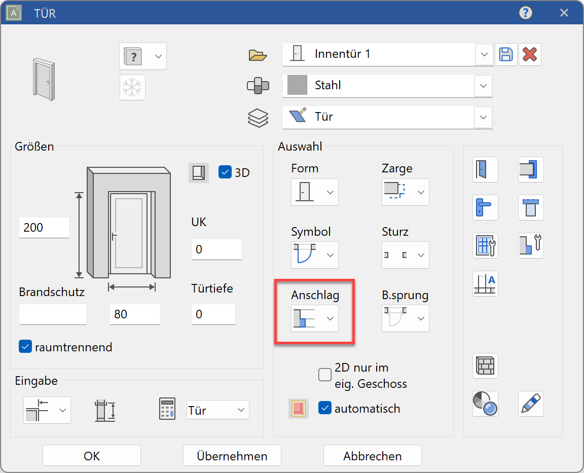 stop-parameter-menu