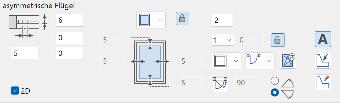 asymmetric-casement