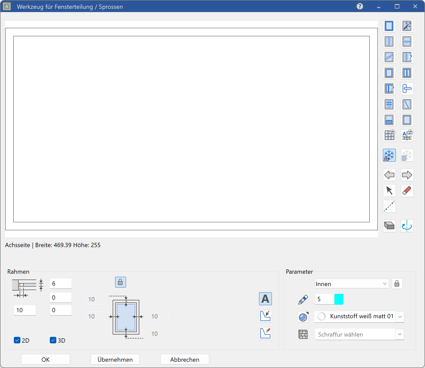 create-glass-element-parameter-menu