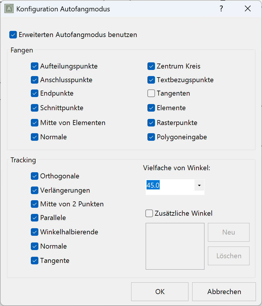 autocapture-configuration-menu