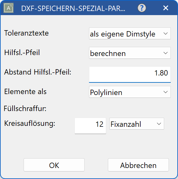 save-special-parameters-menu