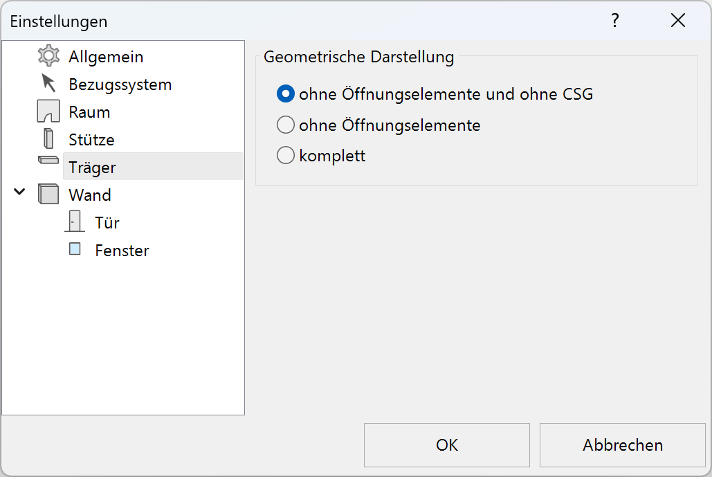 ifc4-import-girder-menu