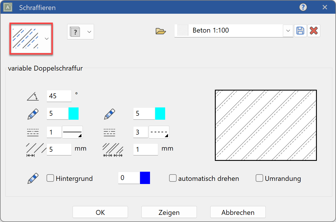 variable-double-hatch-parameters