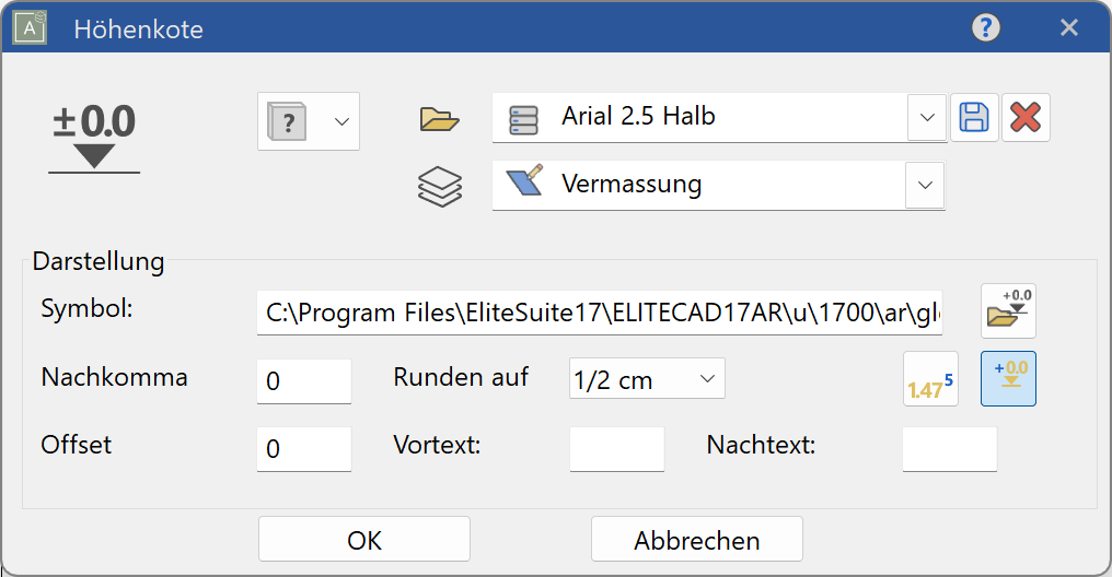 height-marker-parameter-menu