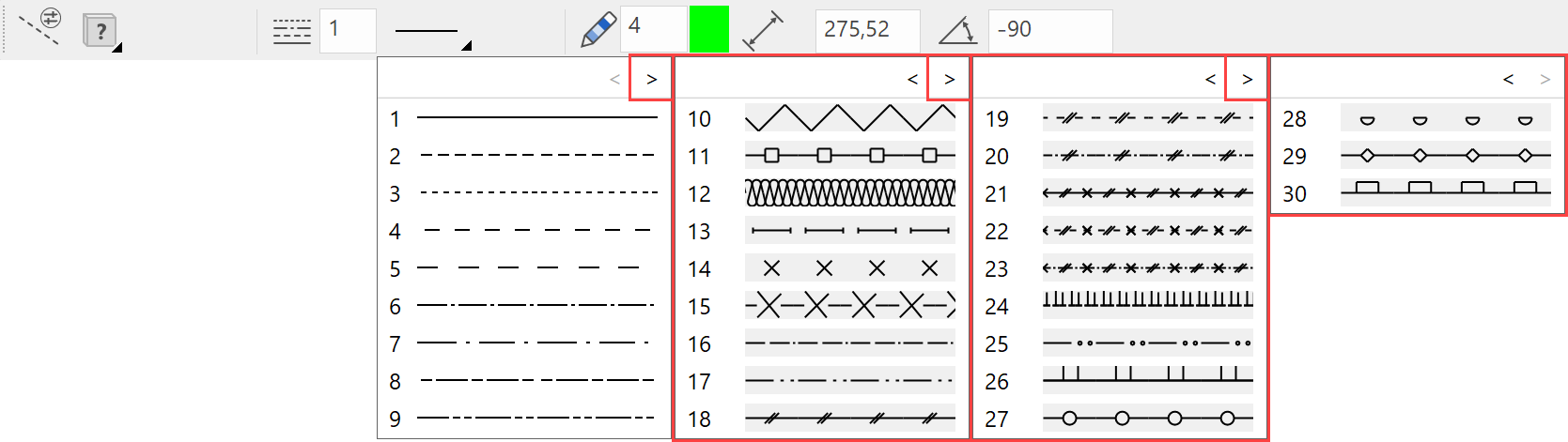 line-types