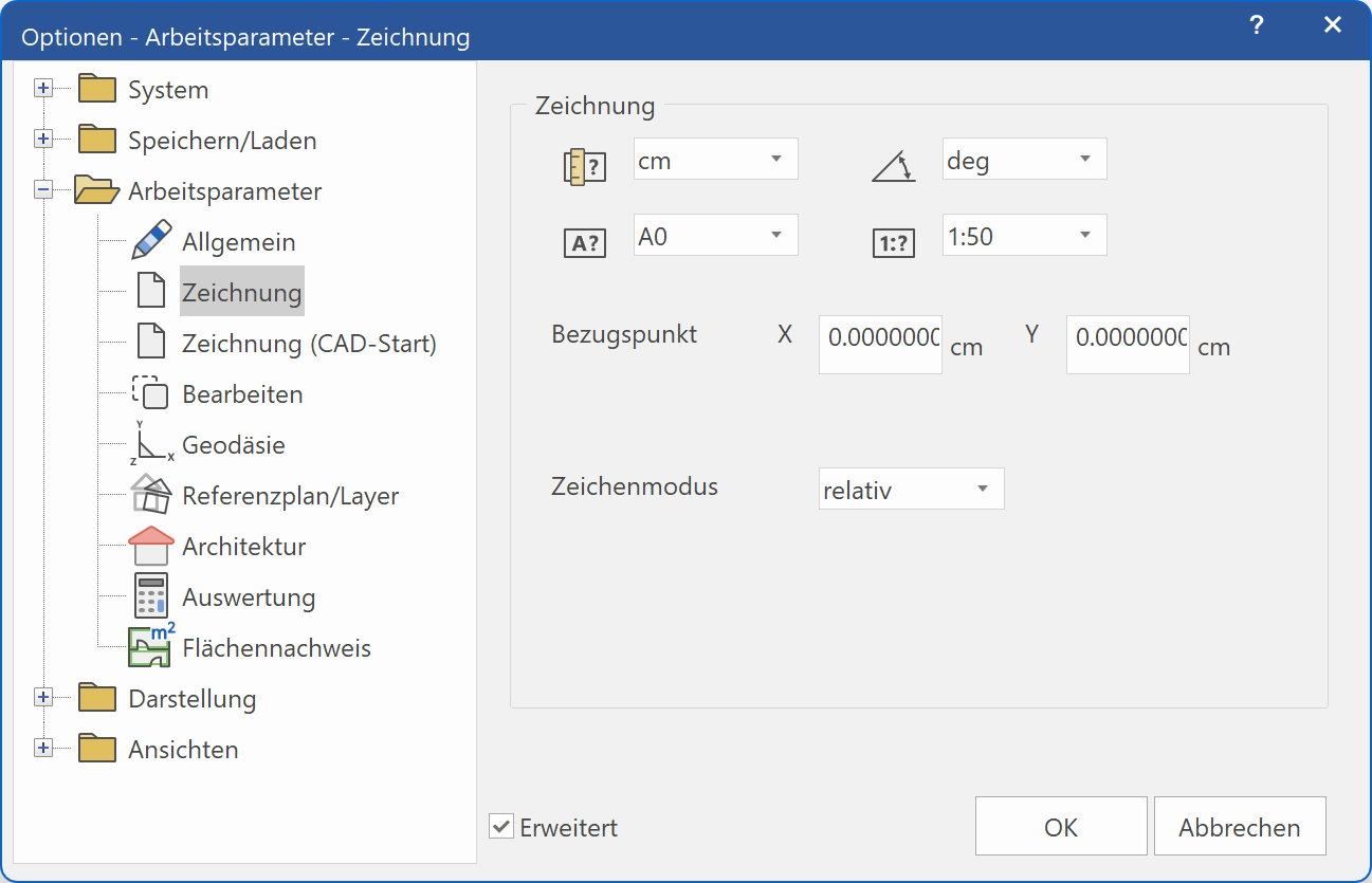 work-parameters-drawing-menu