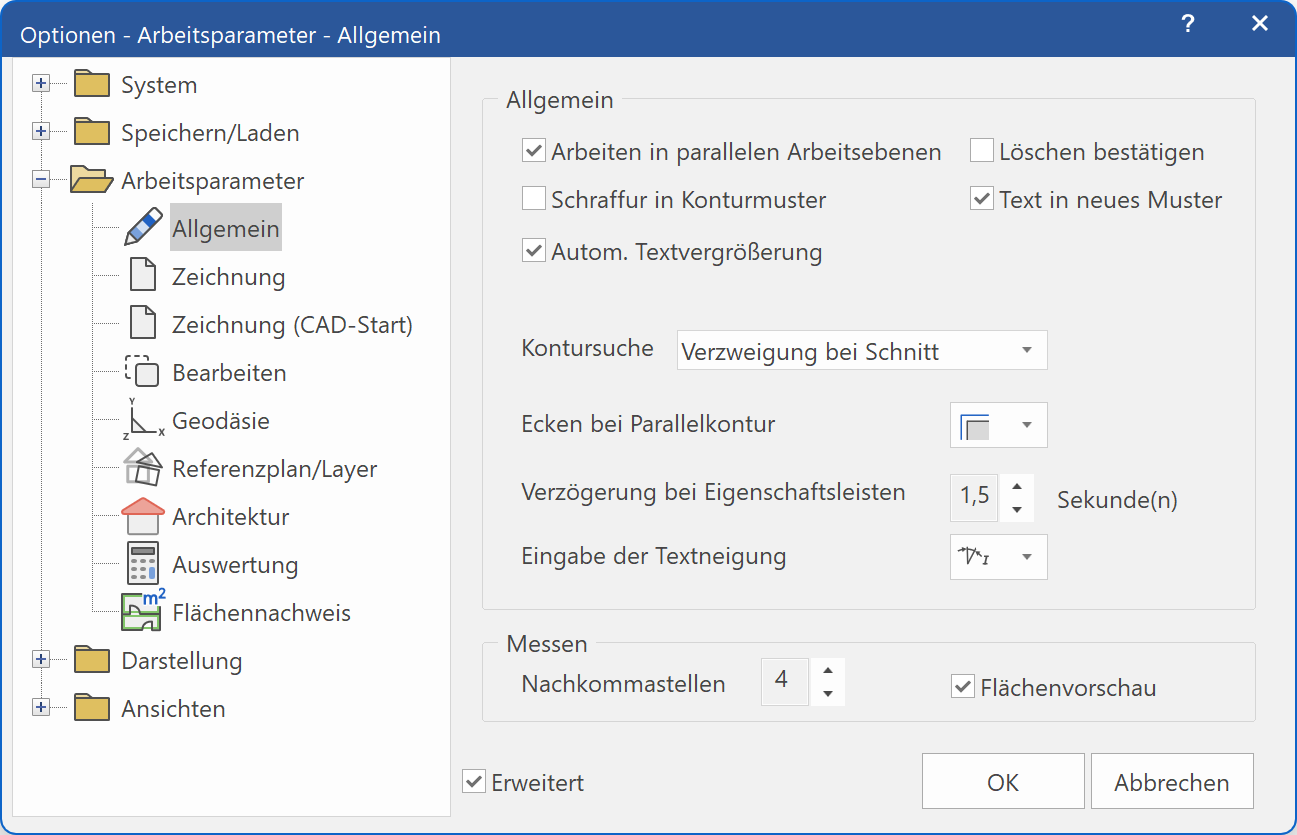 work-parameters-general-menu