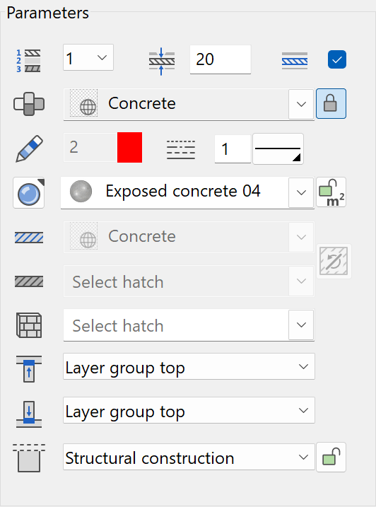 active-wall-parameter
