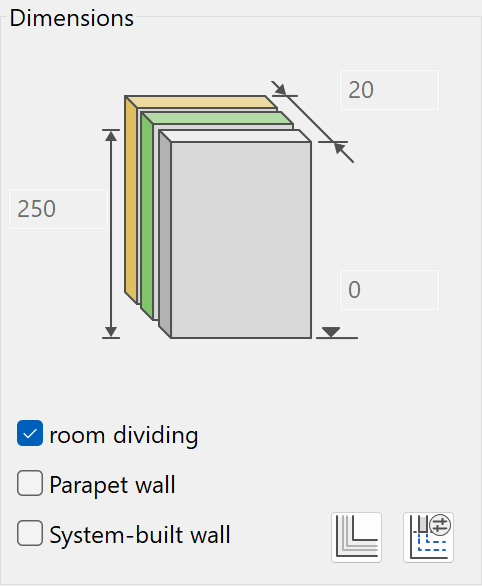 wall-parameter-dimensions