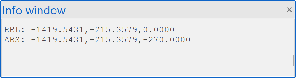 point-coordinates-info-window