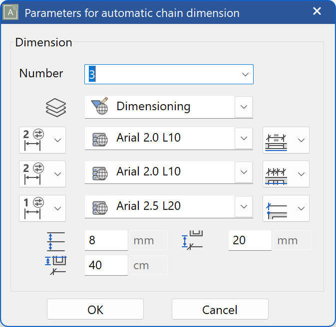 auto-dimensioning