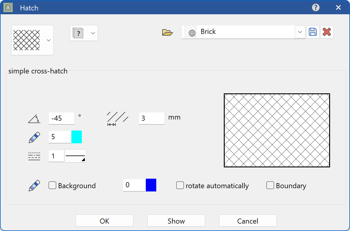 simple-cross-hatch-parameters