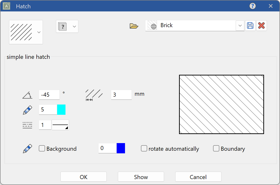 simple-line-hatch-parameters