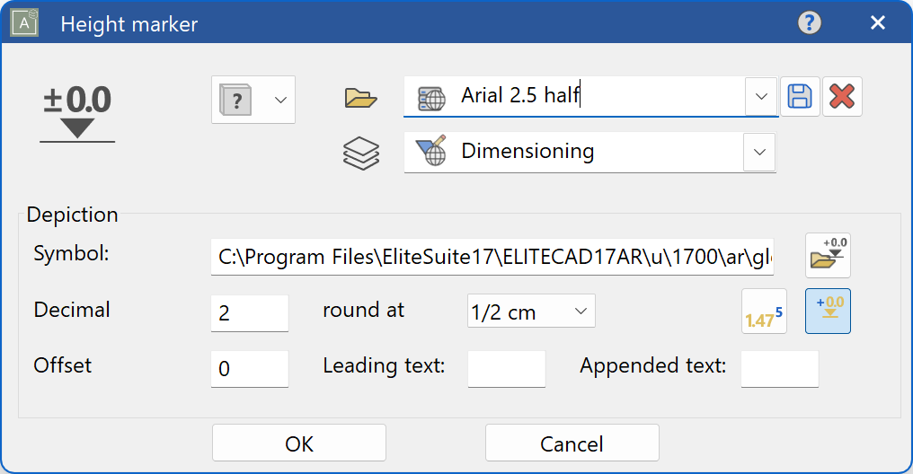 height-marker-parameter-menu