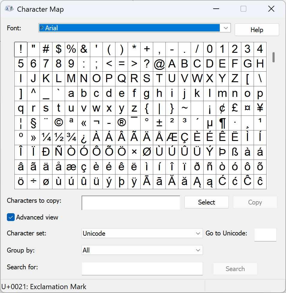 special-characters-further
