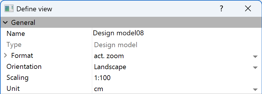 design-model-views-general-parameters