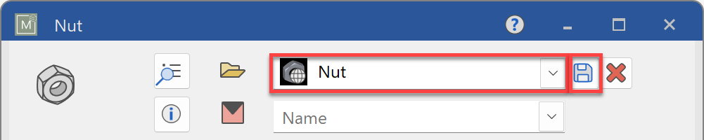 record-standard-part-parameters