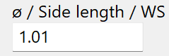 diameter-side-length-input
