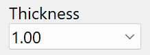 thickness-input