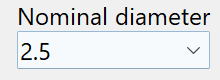 nominal-diameter-input