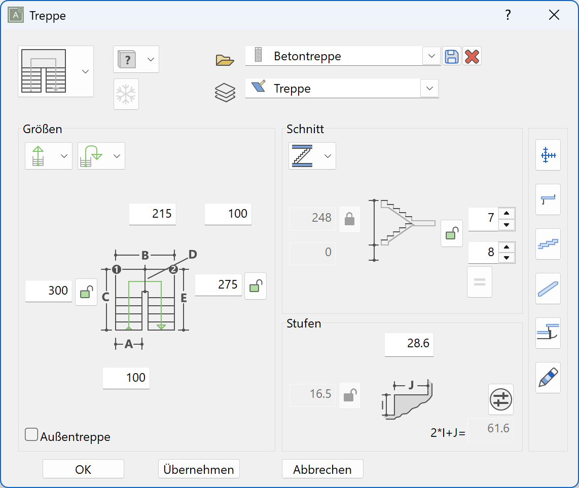 stair-parameter-menu