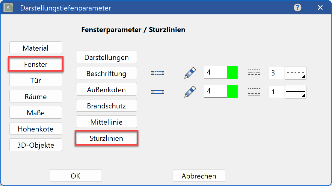 rep-level-parameter-windows-lintel-lines